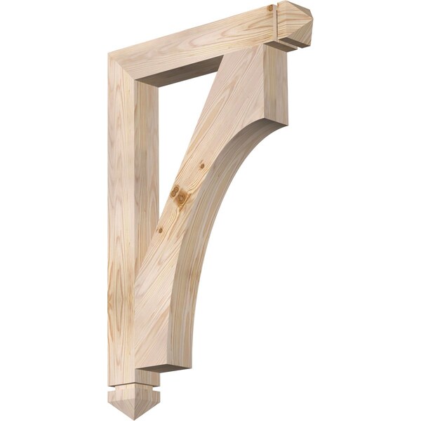 Ekena Millwork Westlake Arts & Crafts Smooth Bracket, Douglas Fir, 3 1/2"W x 24"D x 36"H BKT04X24X36WTL03SDF - main